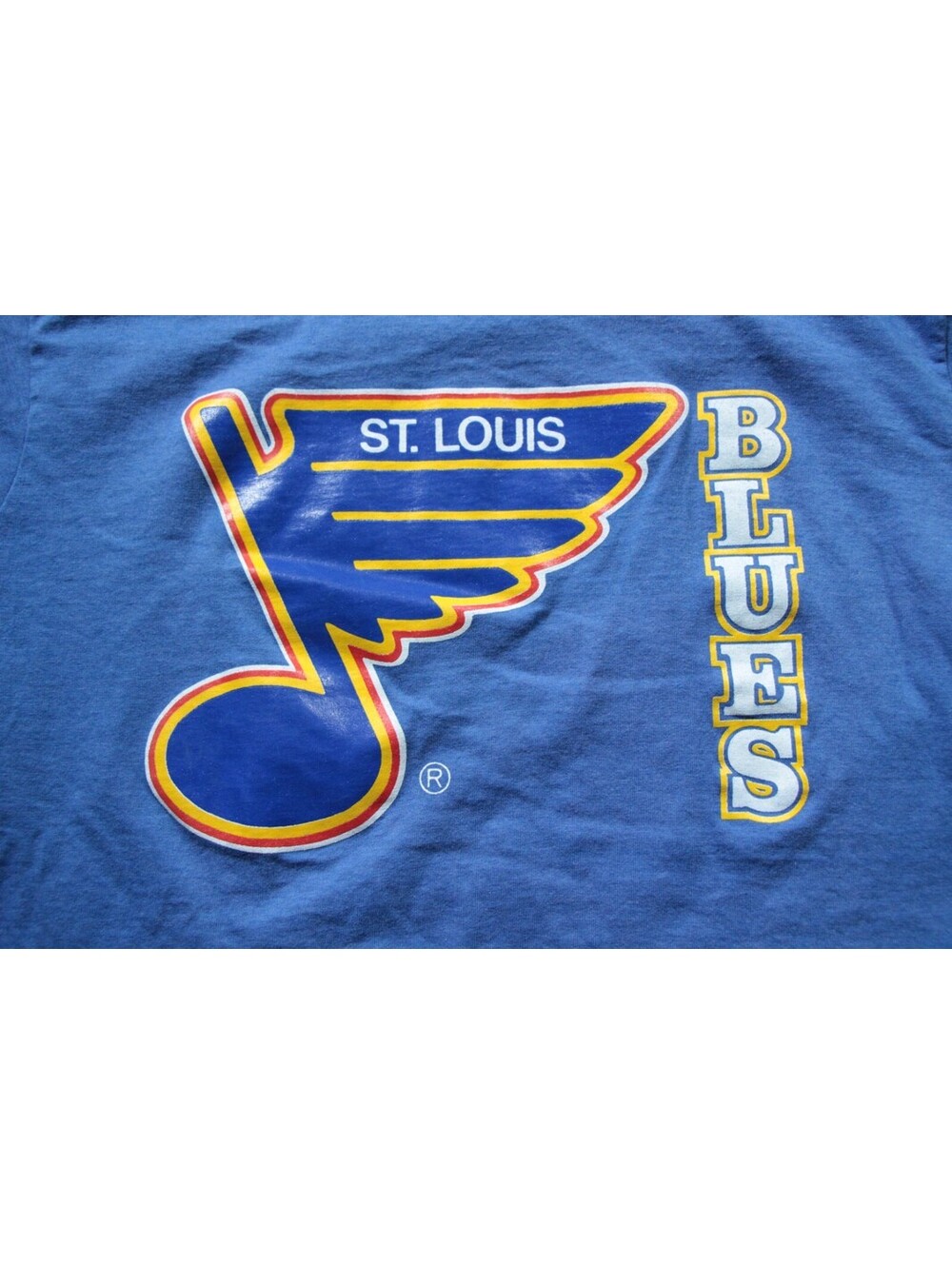 Vintage 80s 90s St. Louis Blues T-Shirt NHL Hockey Screen Starts Shirt